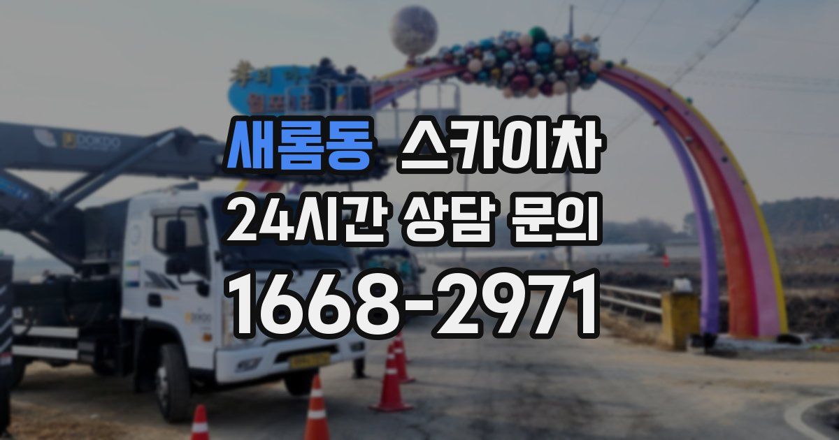 새롬동 스카이차