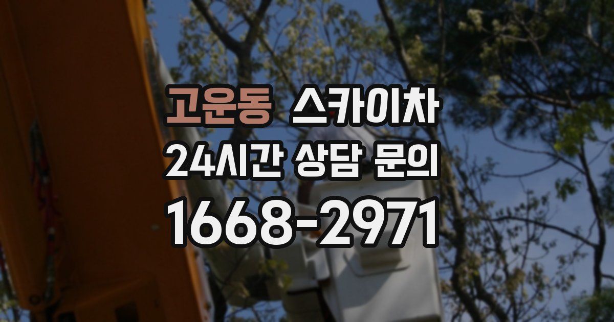 고운동 스카이차