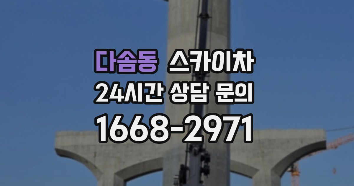 다솜동 스카이차