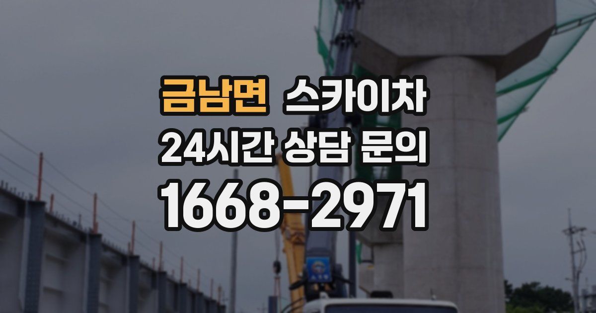 금남면 스카이차