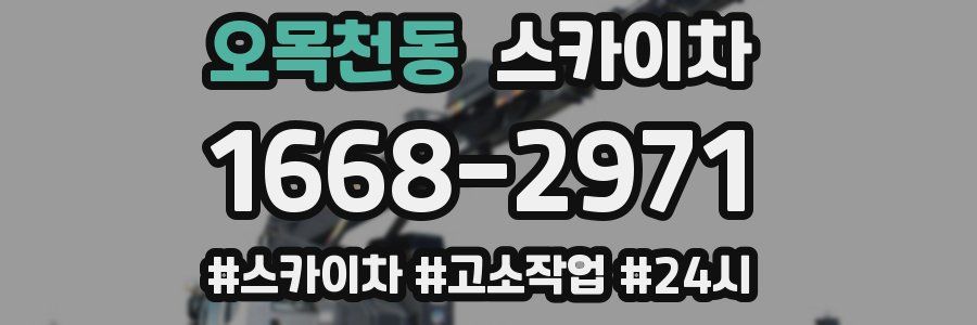 오목천동 스카이차