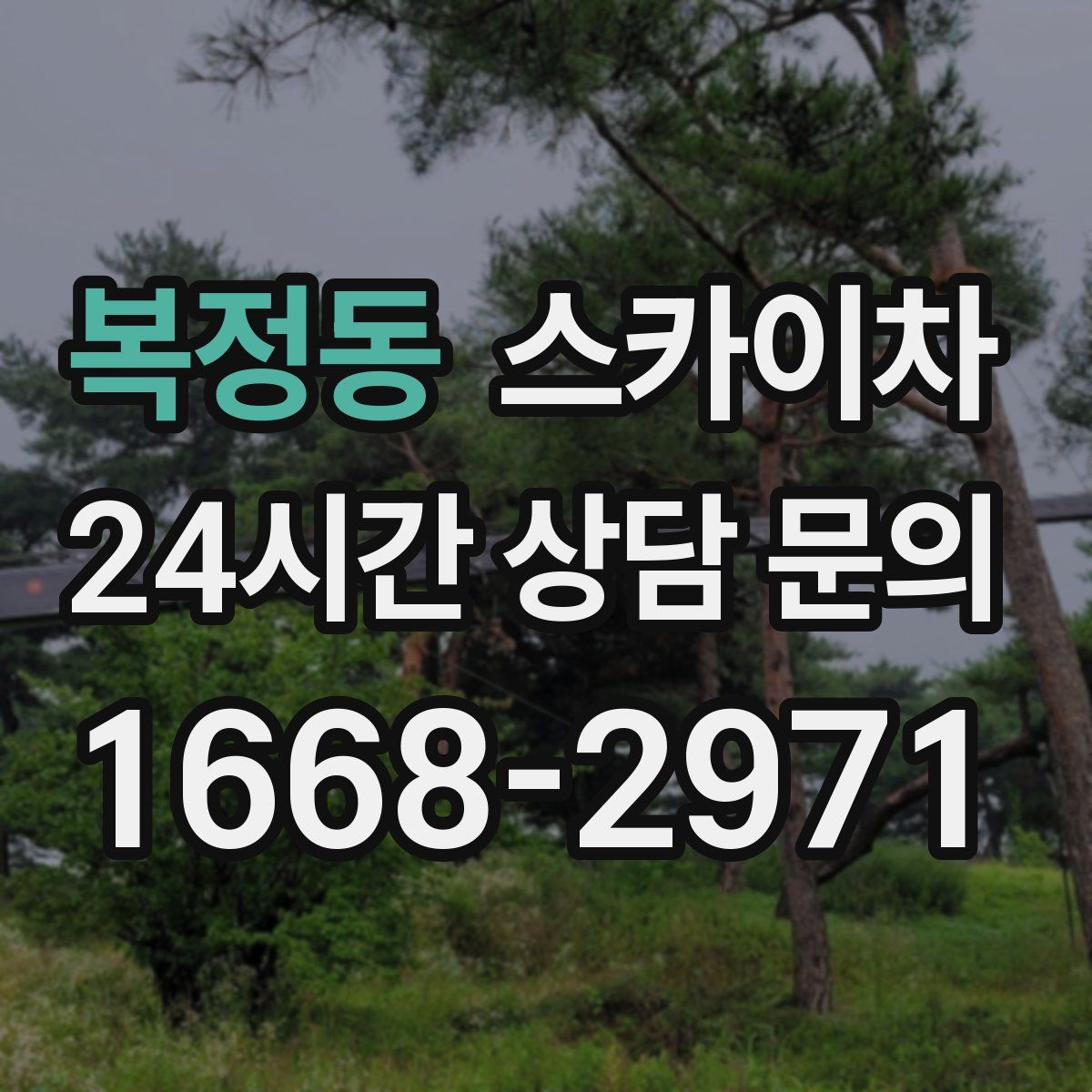 복정동 스카이차