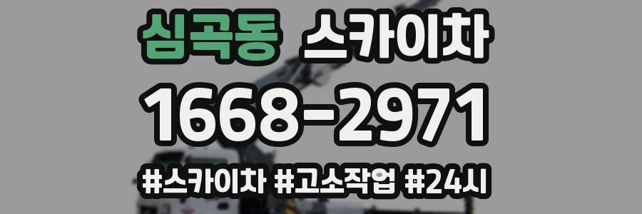 심곡동 스카이차