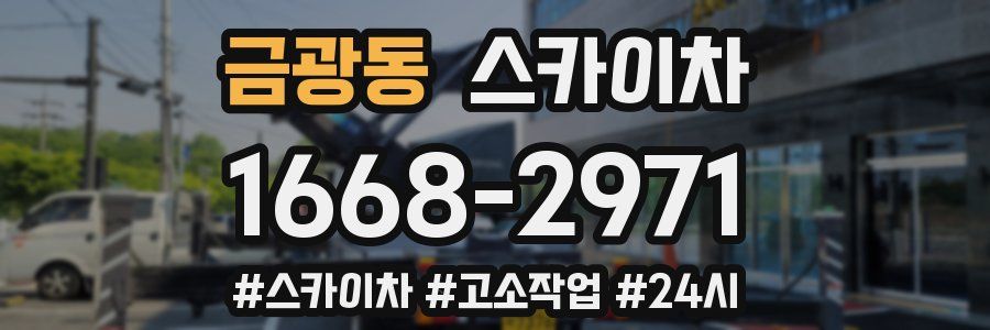 금광동 스카이차