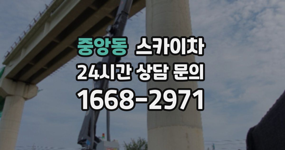 중앙동 스카이차