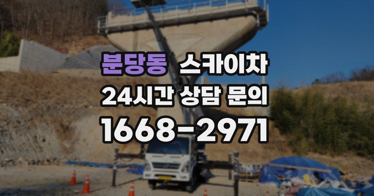 분당동 스카이차