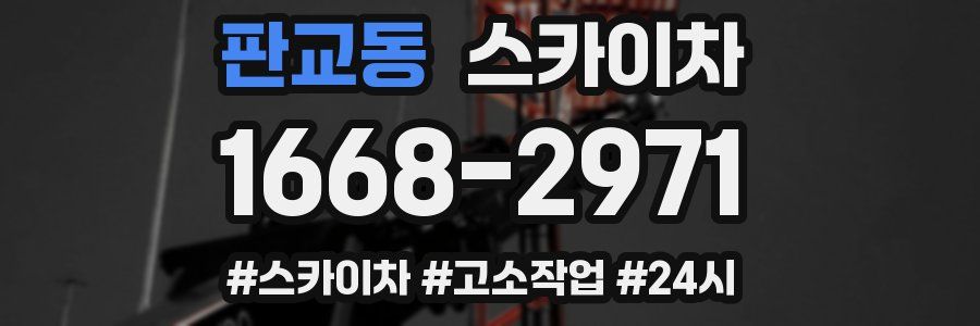 판교동 스카이차