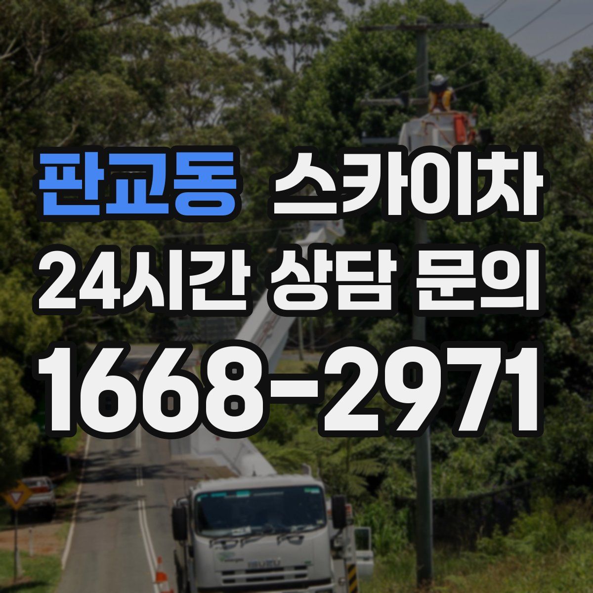 판교동 스카이차