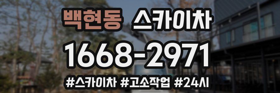 백현동 스카이차