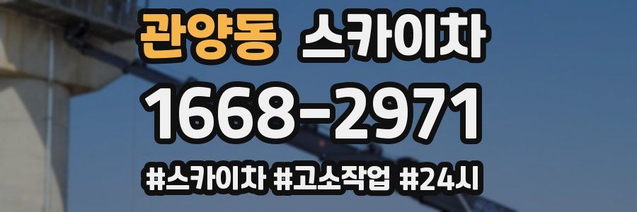 관양동 스카이차