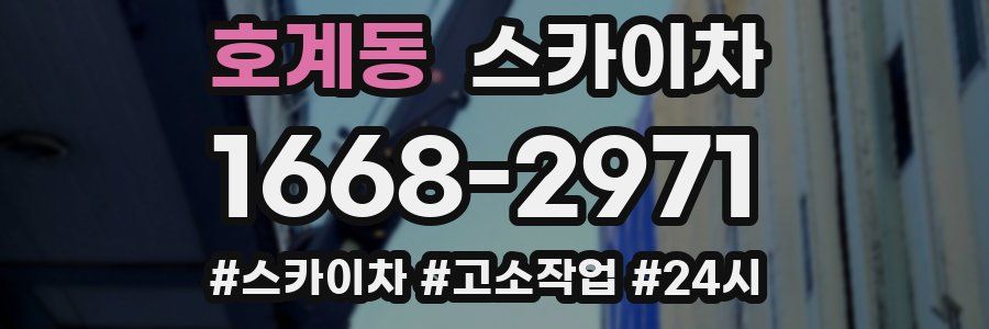 호계동 스카이차