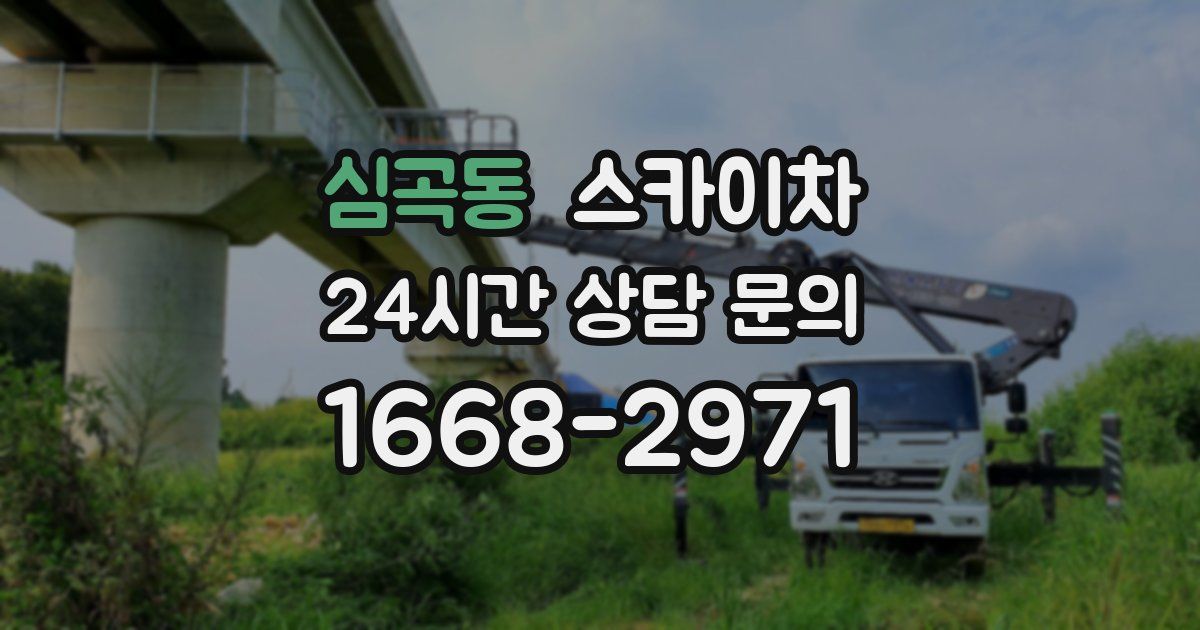 심곡동 스카이차