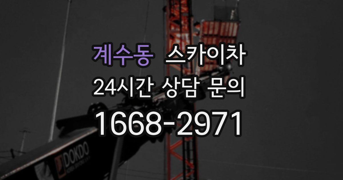 계수동 스카이차