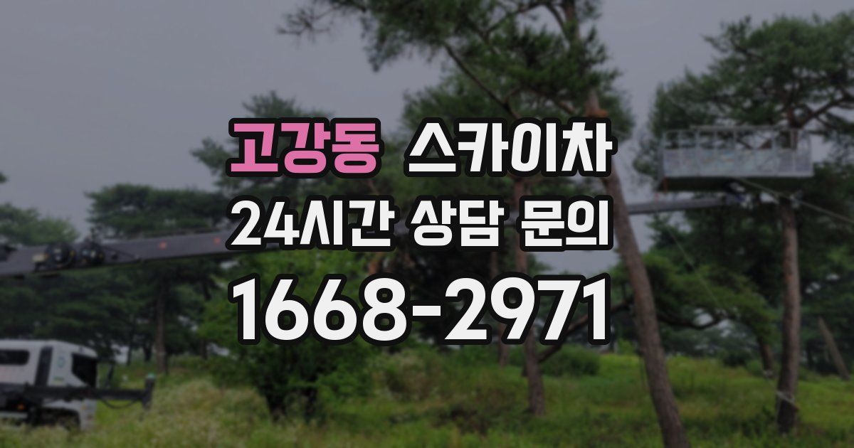 고강동 스카이차