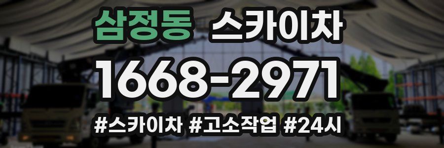 삼정동 스카이차