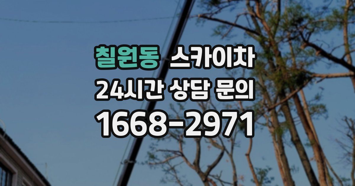 칠원동 스카이차