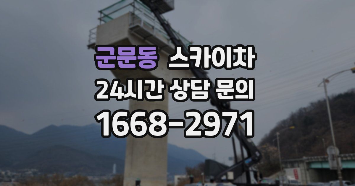 군문동 스카이차