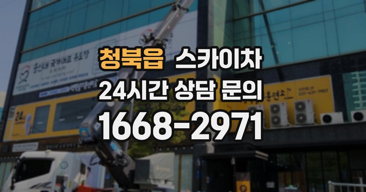 청북읍 스카이차