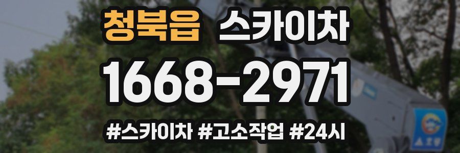 청북읍 스카이차