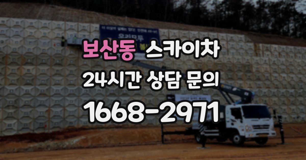 보산동 스카이차