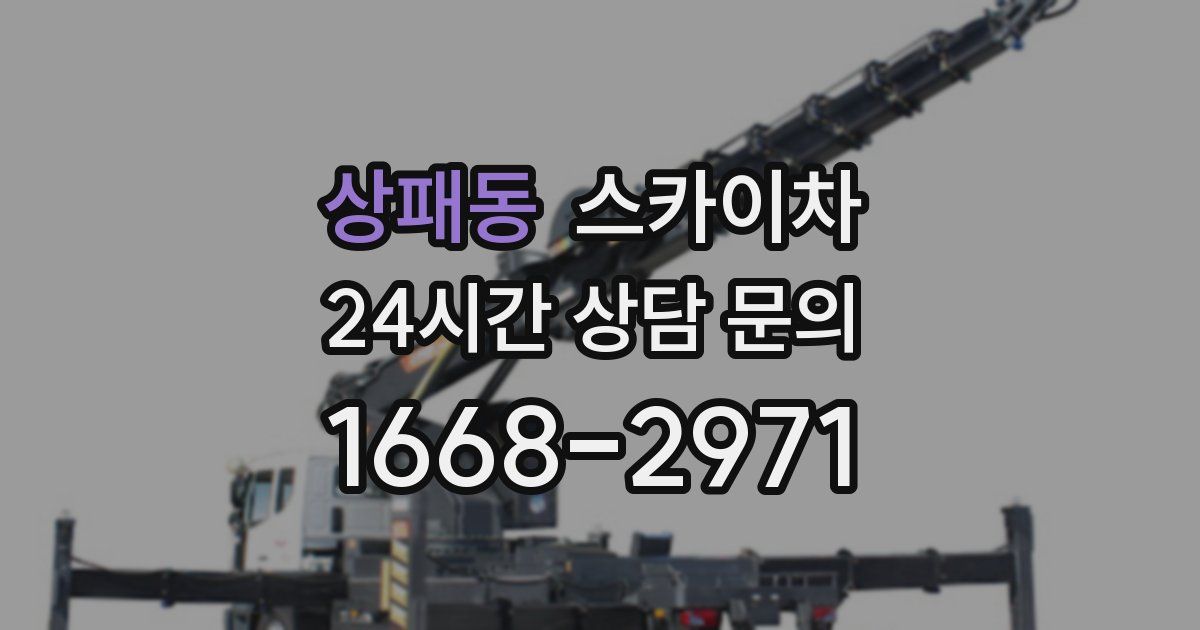 상패동 스카이차