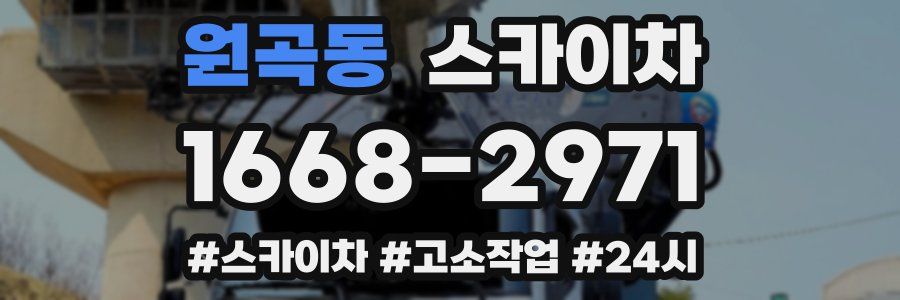 원곡동 스카이차