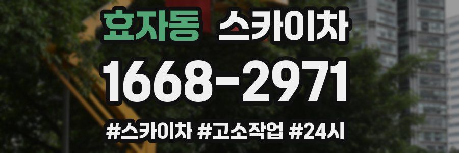 효자동 스카이차