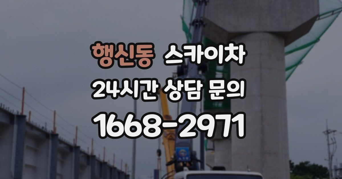 행신동 스카이차