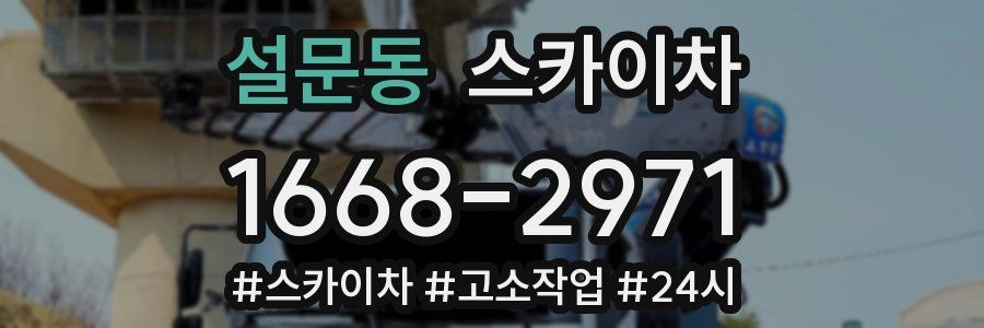 설문동 스카이차