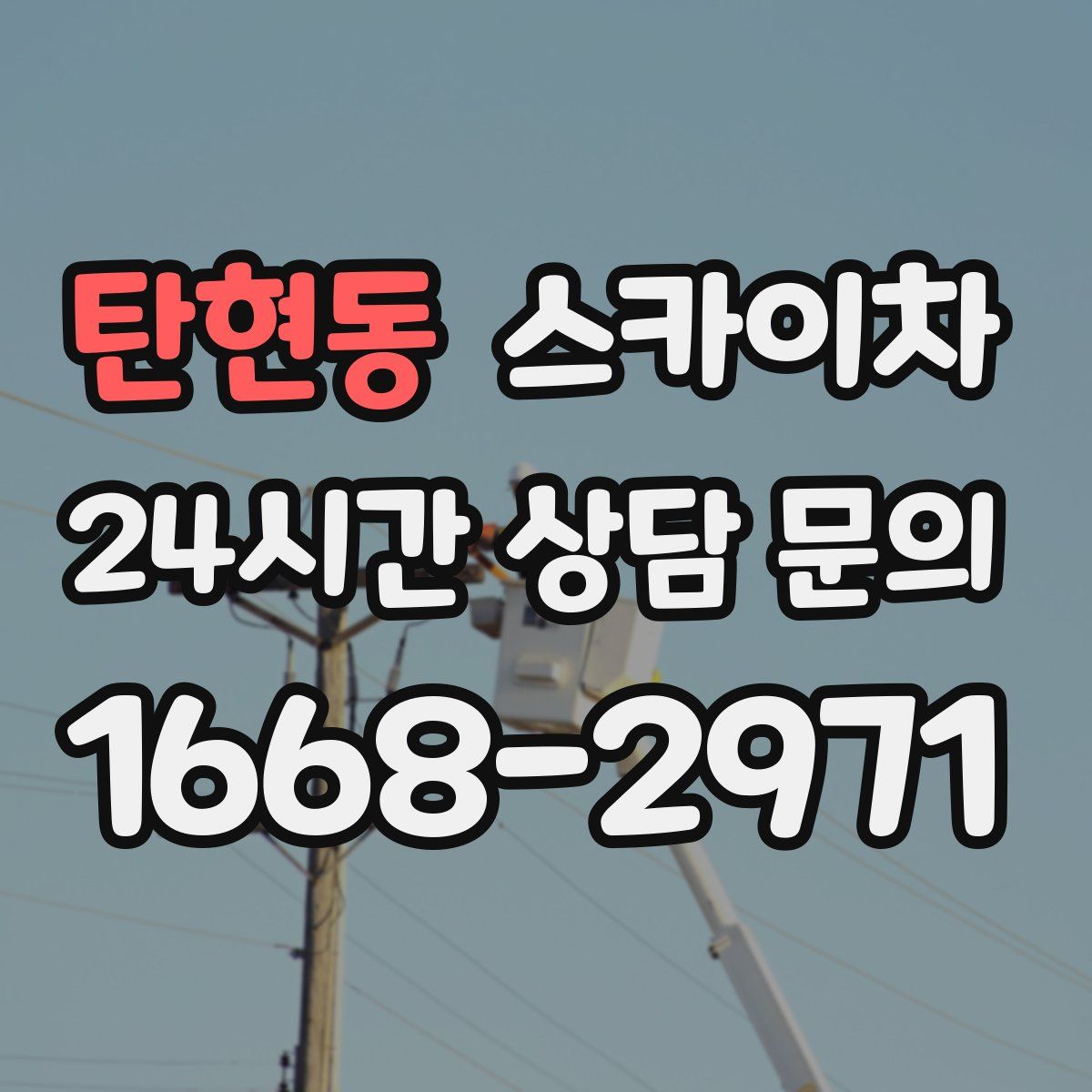 탄현동 스카이차