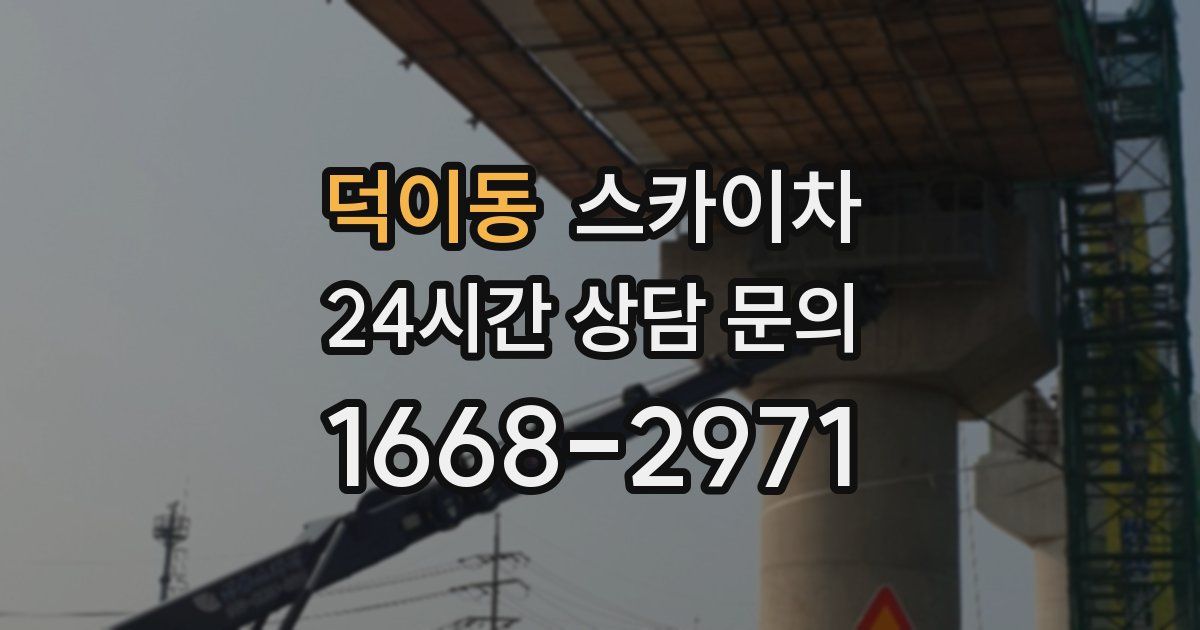 덕이동 스카이차