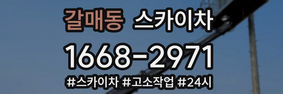 갈매동 스카이차