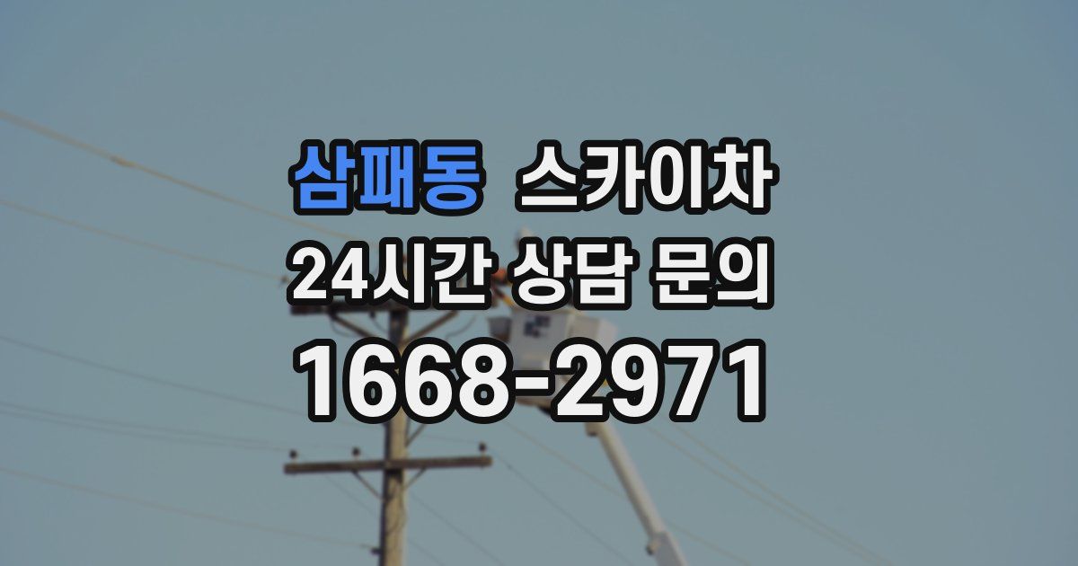 삼패동 스카이차