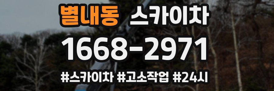 별내동 스카이차