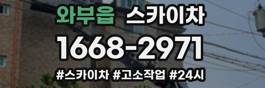 와부읍 스카이차