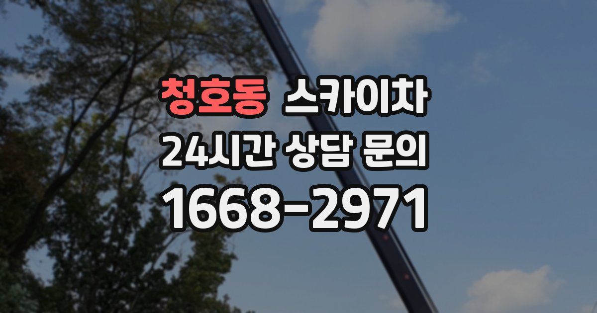 청호동 스카이차