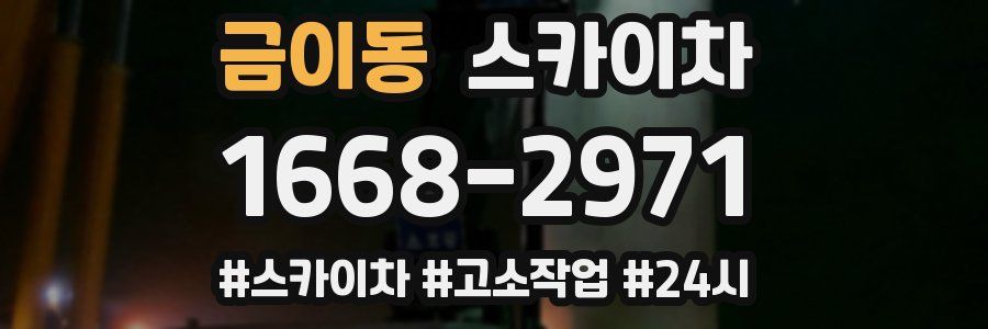 금이동 스카이차