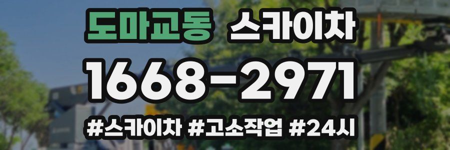 도마교동 스카이차