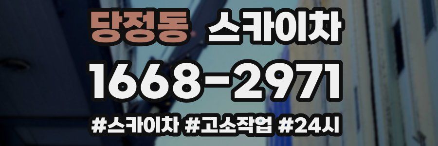 당정동 스카이차