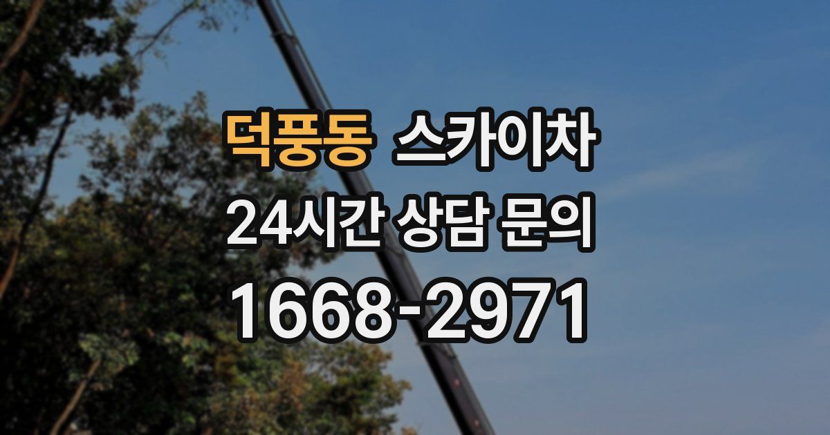 덕풍동 스카이차