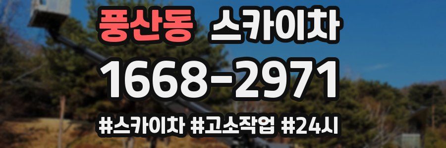 풍산동 스카이차