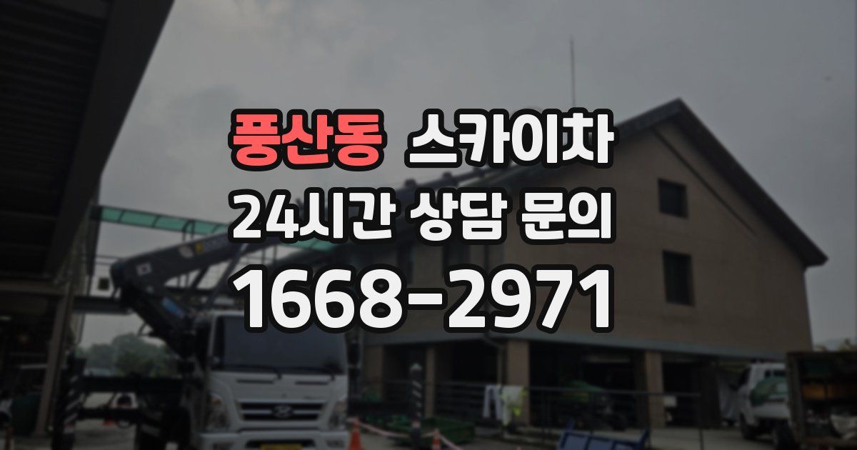 풍산동 스카이차