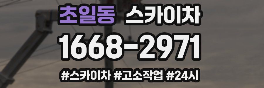 초일동 스카이차