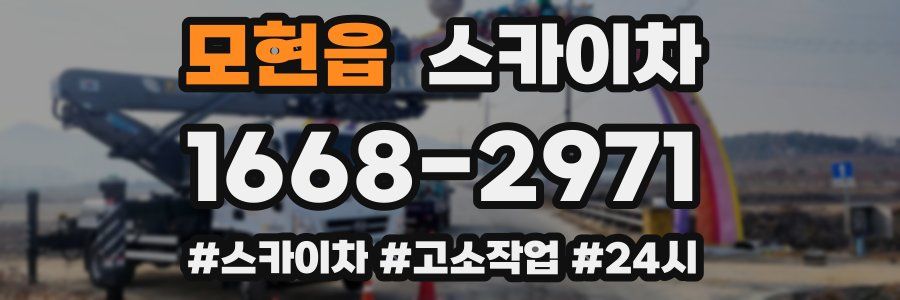 모현읍 스카이차