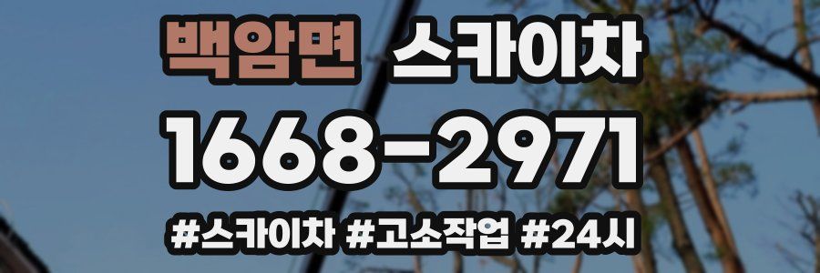 백암면 스카이차