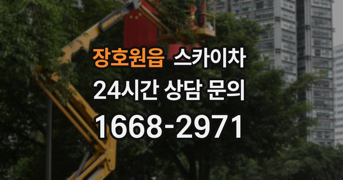 장호원읍 스카이차