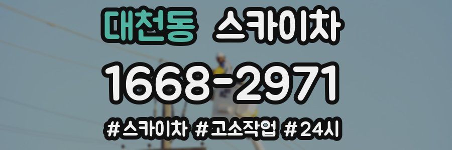 대천동 스카이차