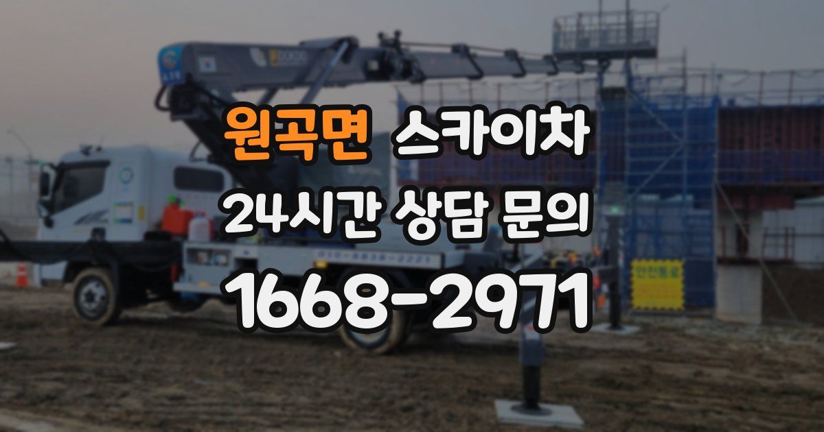 원곡면 스카이차