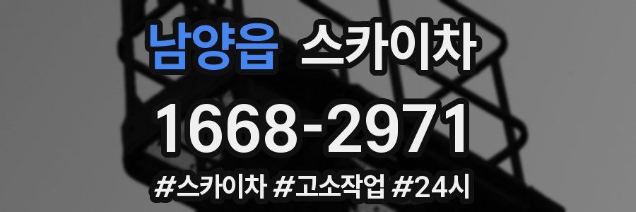 남양읍 스카이차