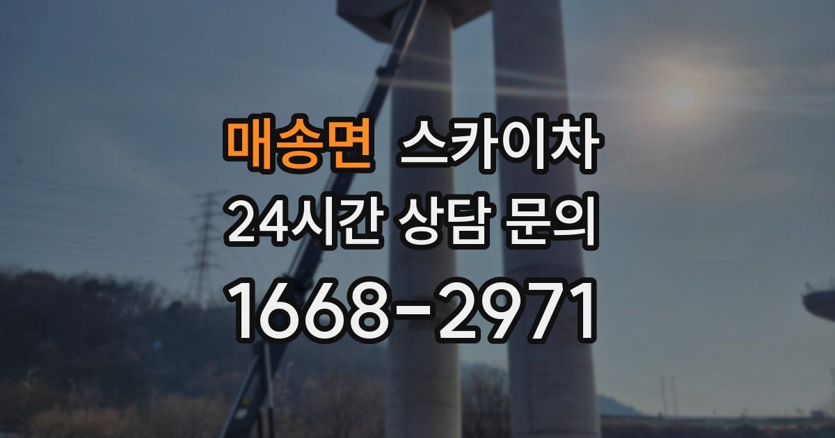 매송면 스카이차